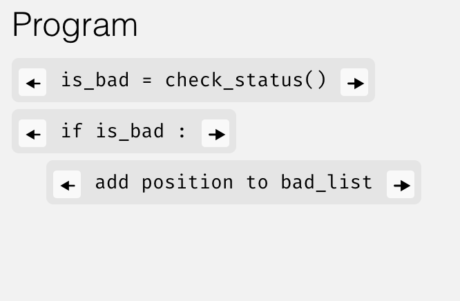 If bad block example