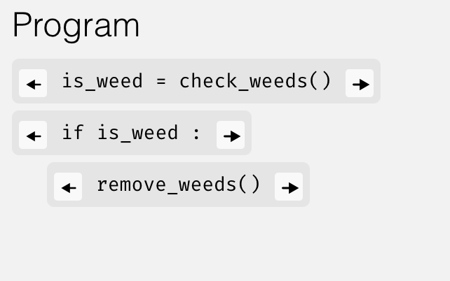 Conditional block example